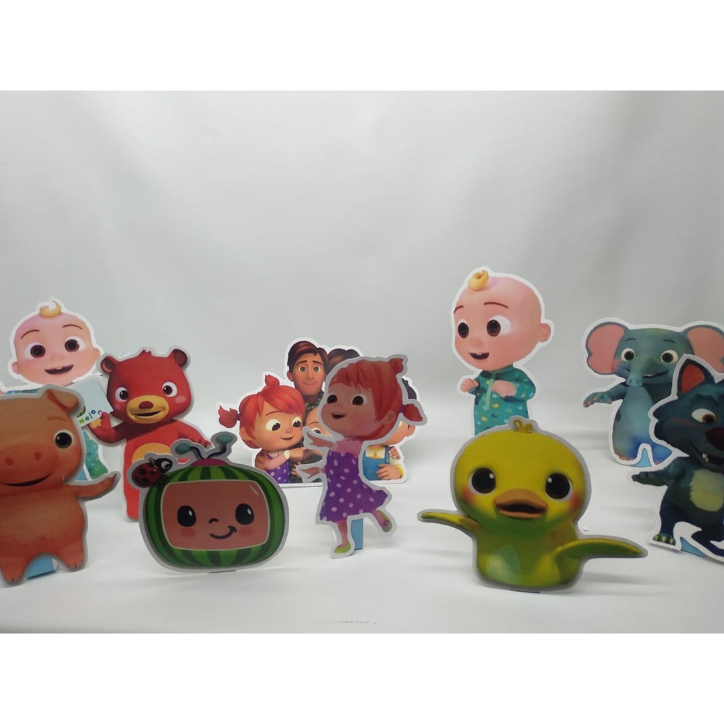 Hiasan Meja Cocomelon / Centerpiece Cocomelon / Paperdoll Cocomelon