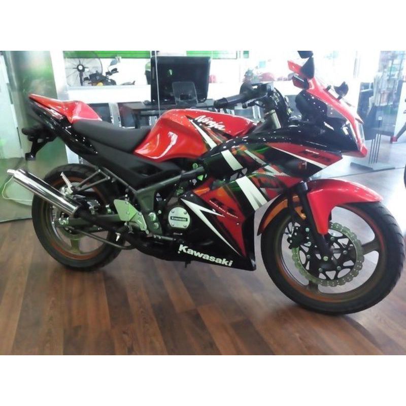 striping Lis body Kawasaki ninja RR  SE merah hitam