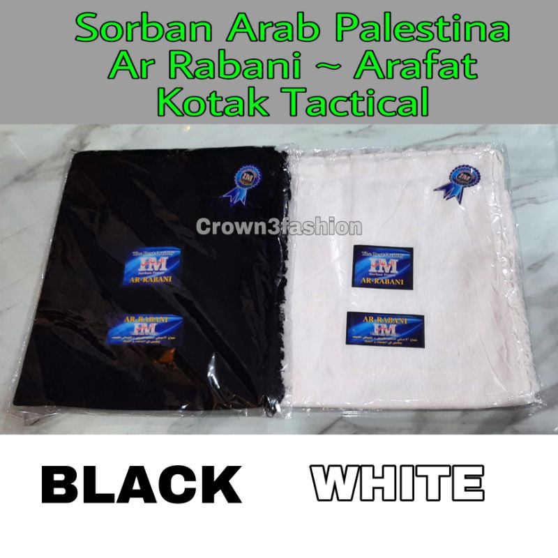 Sorban kotak rumbai ar rabani arafat tactical terbaru √COD OK