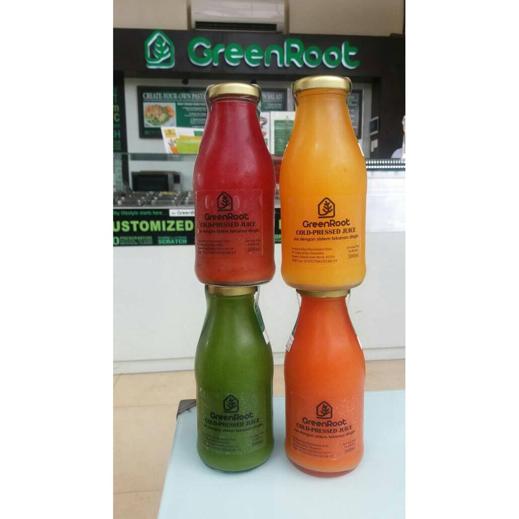 

GreenRoot - Paket Pencernaan - Cold Pressed Juice