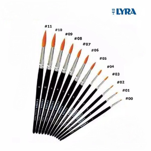 Lyra Art Brush / Kuas Lukis Round 208150 - Satuan
