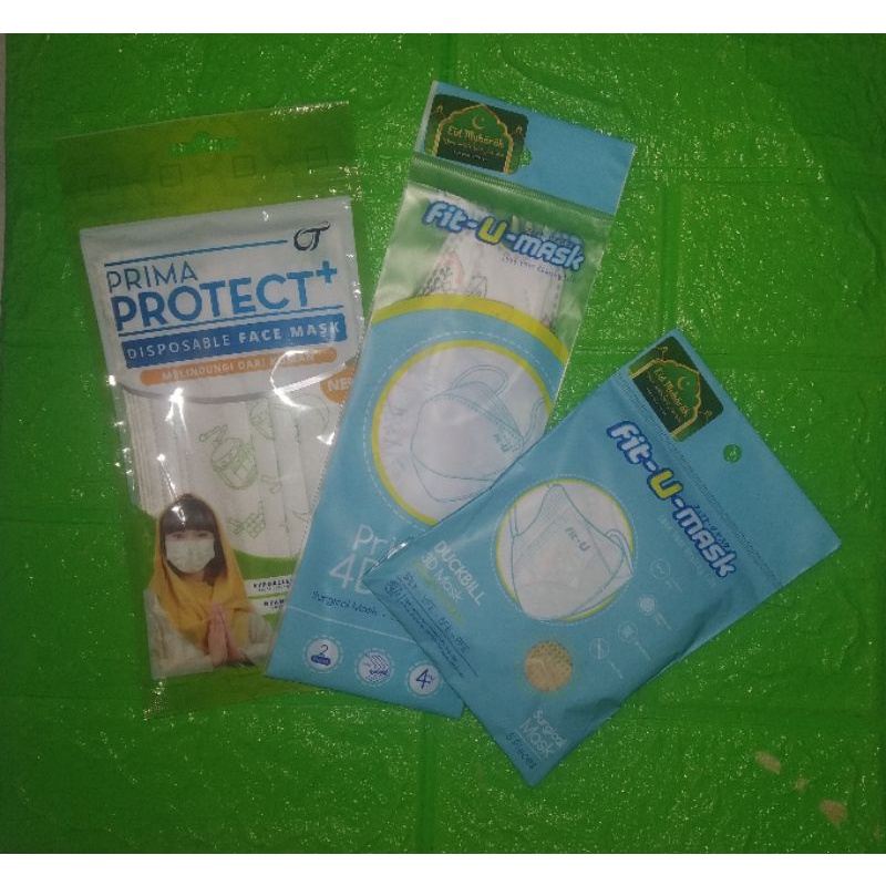 Masker Motif edisi Idul Fitri kf94/duckbill/earloop