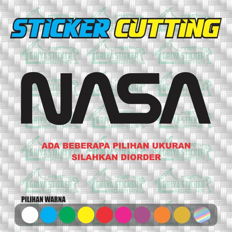 Sticker nasa stiker cutting viral stiker motor