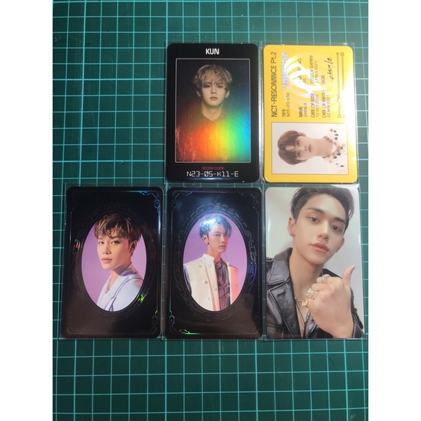 nct lucas ten taeil kun chenle photocard / id card / yearbook card
