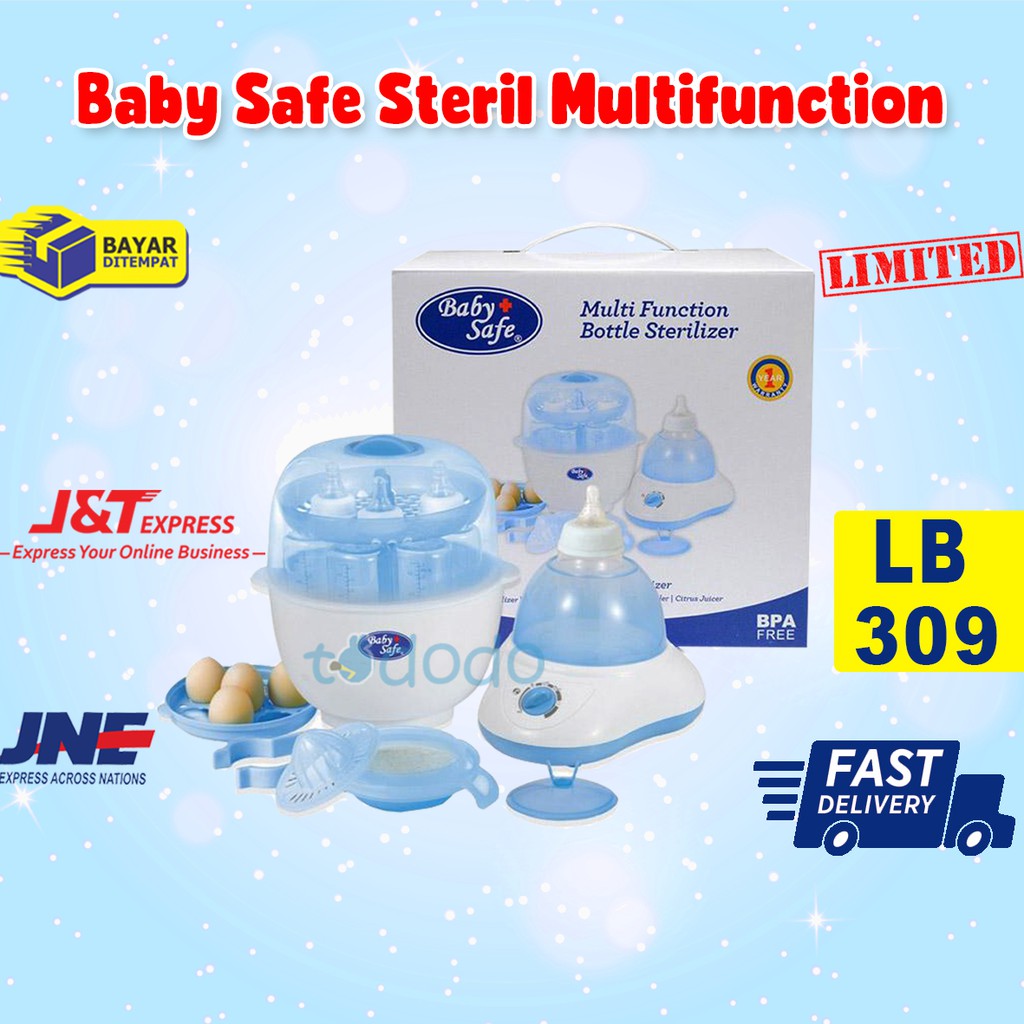 Baby Safe Multi Function Bottle Sterilizer LB 309 / Alat Steril Botol