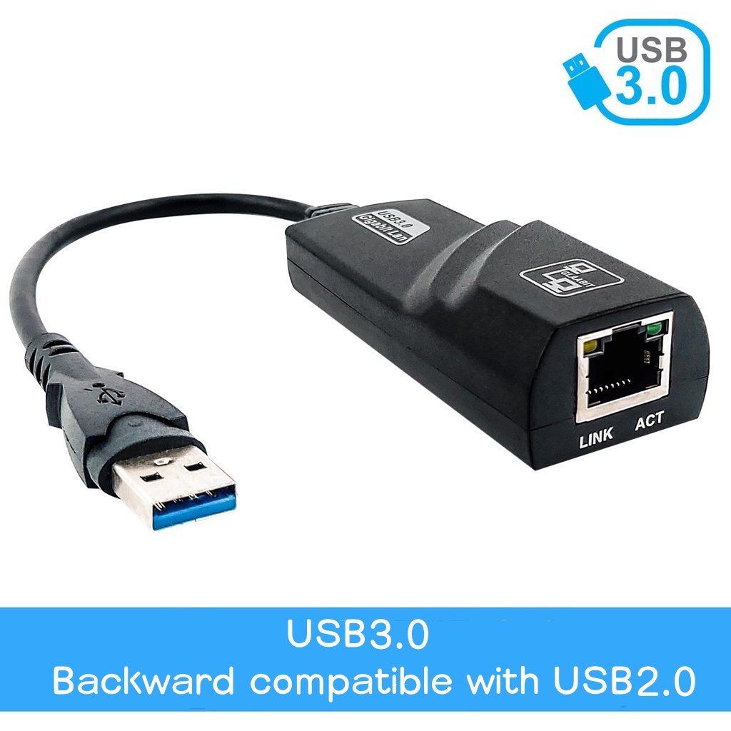 Kabel Adapter Usb 3.0 Gigabyte network Card Eksternal