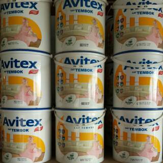  Cat  Tembok Plafon Avitex  Interior 5kg Shopee Indonesia