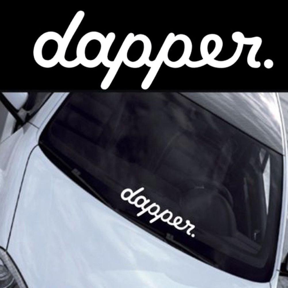 Stiker Dapper Kaca Mobil Cutting Body depan kendaraan