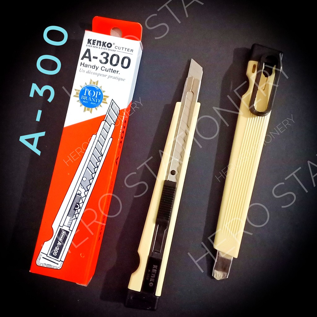 

Cutter pisau pemotong kenko dengan pengunci autolocks A-300