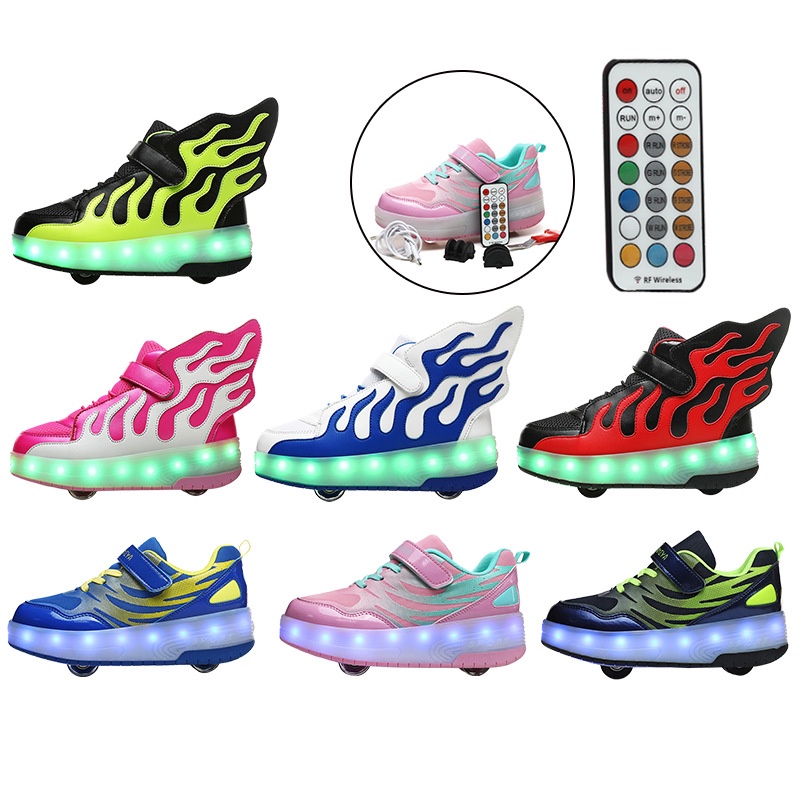 Jual Sepatu Roda Salah Satu Bagian Heelys LED Light-Emitting Pengisian ...