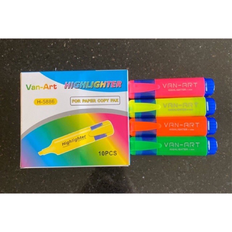 

[HARGA 10PCS] HIGHLIGHTER PEWARNA / PENANDA DOKUMEN / STABILO WARNA