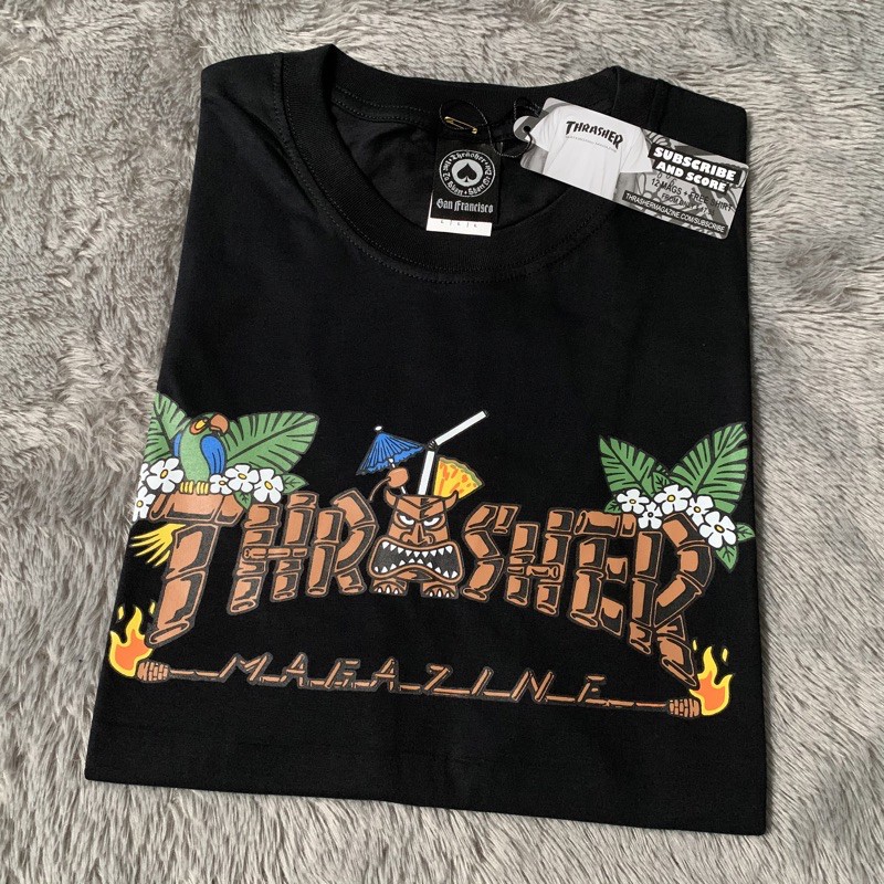 Kaos Tshirt Trasher Surfing Fulltag &amp; Lebel