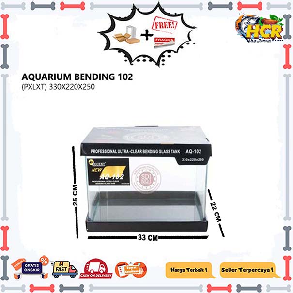 AQUARIUM AQUASCAPE BENDING GLASS TANK AQ 102