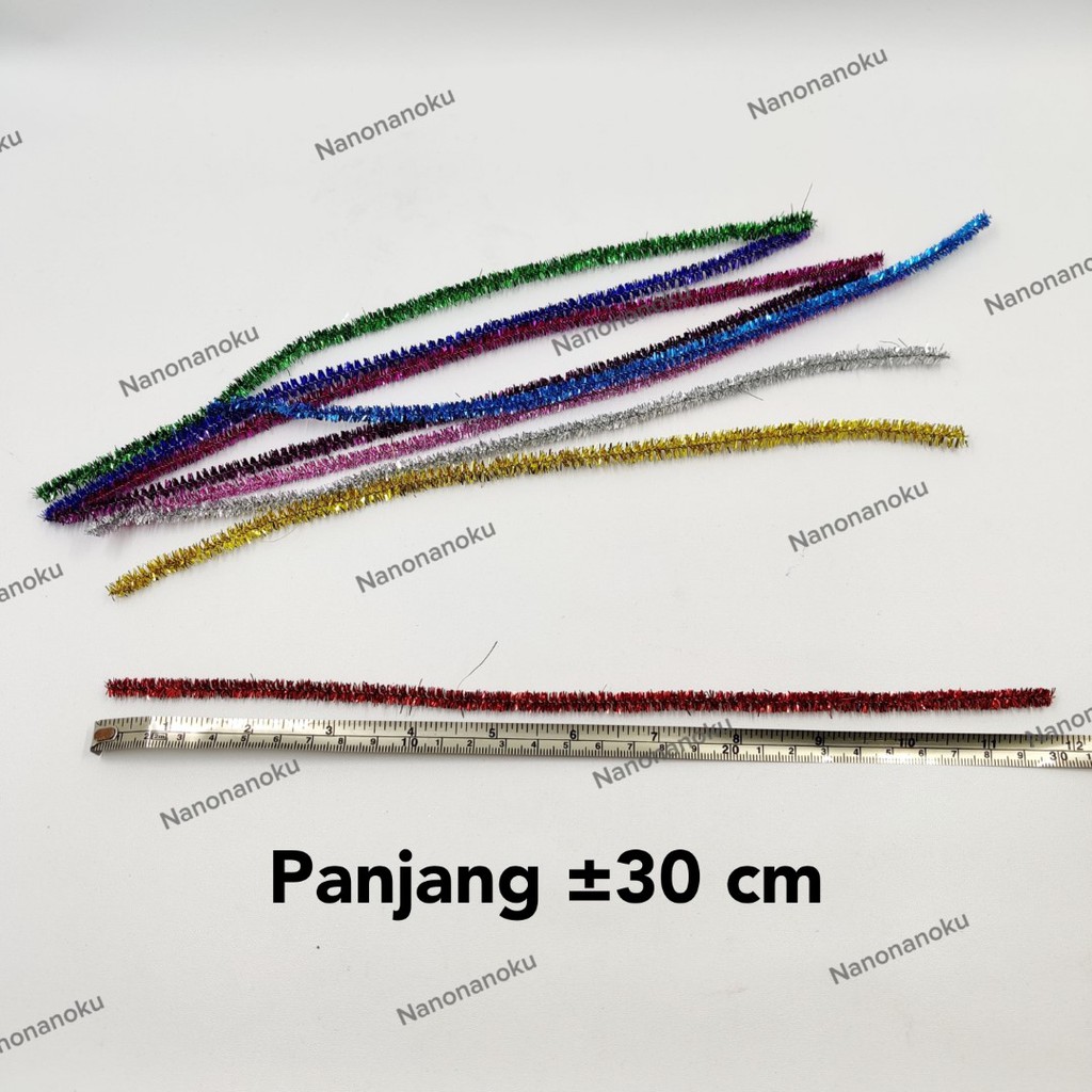 Kawat Bulu Mercy Metalik/Pipe Cleaner Prakarya Craft