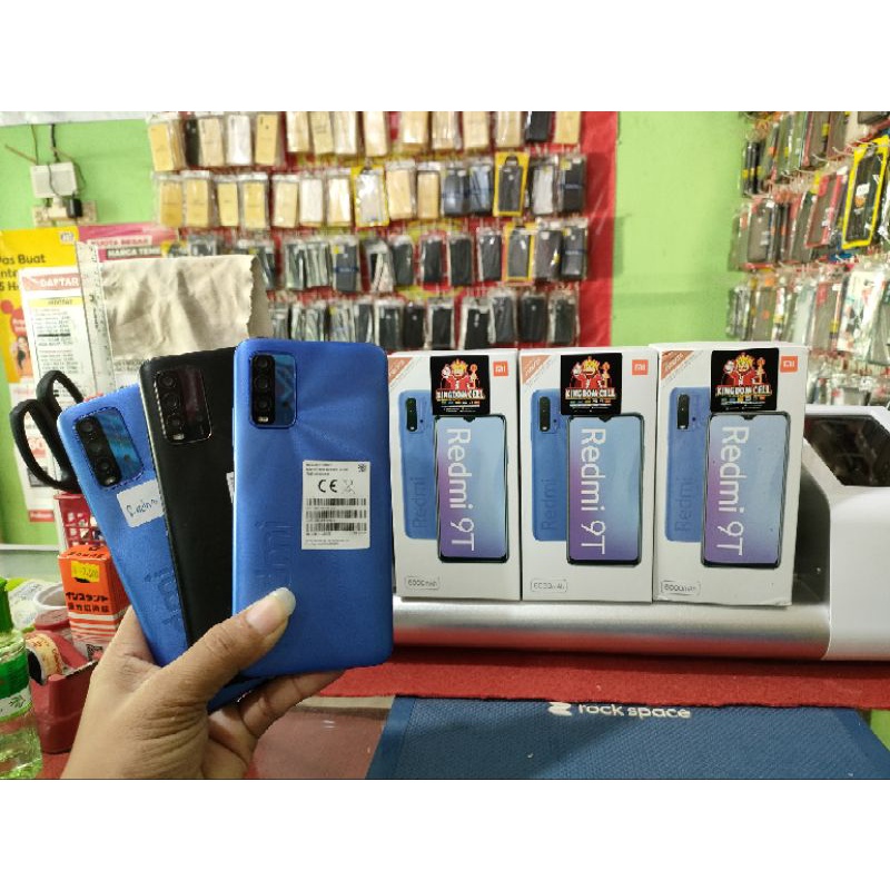PROMO SECOND REDMI 9T RAM 6/128 FULLSET/LENGKAP