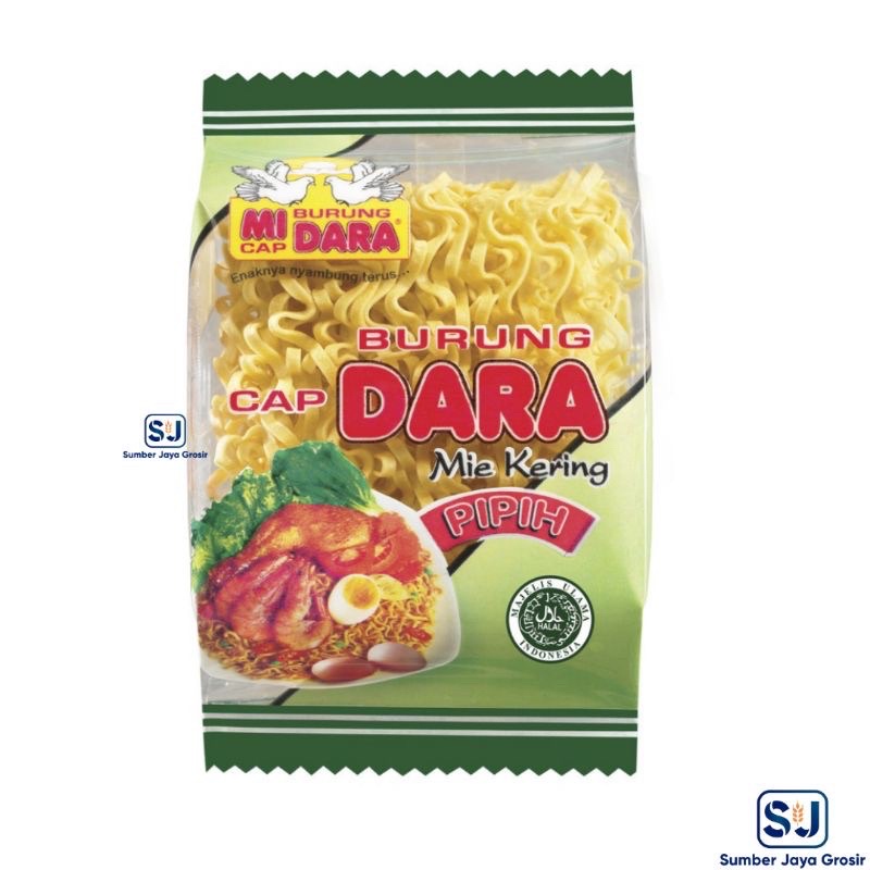 Mie Burung Dara Kering/Pipih 136g