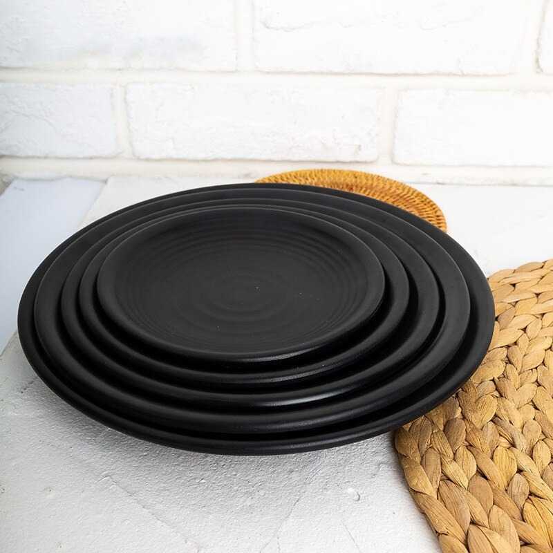 TD - RUM Fengci Piring Melamine Dish Plate Japanese Style 10 Inch - W7010