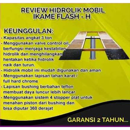 Meja Hidrolik Mobil FLASH-H “IKAME”