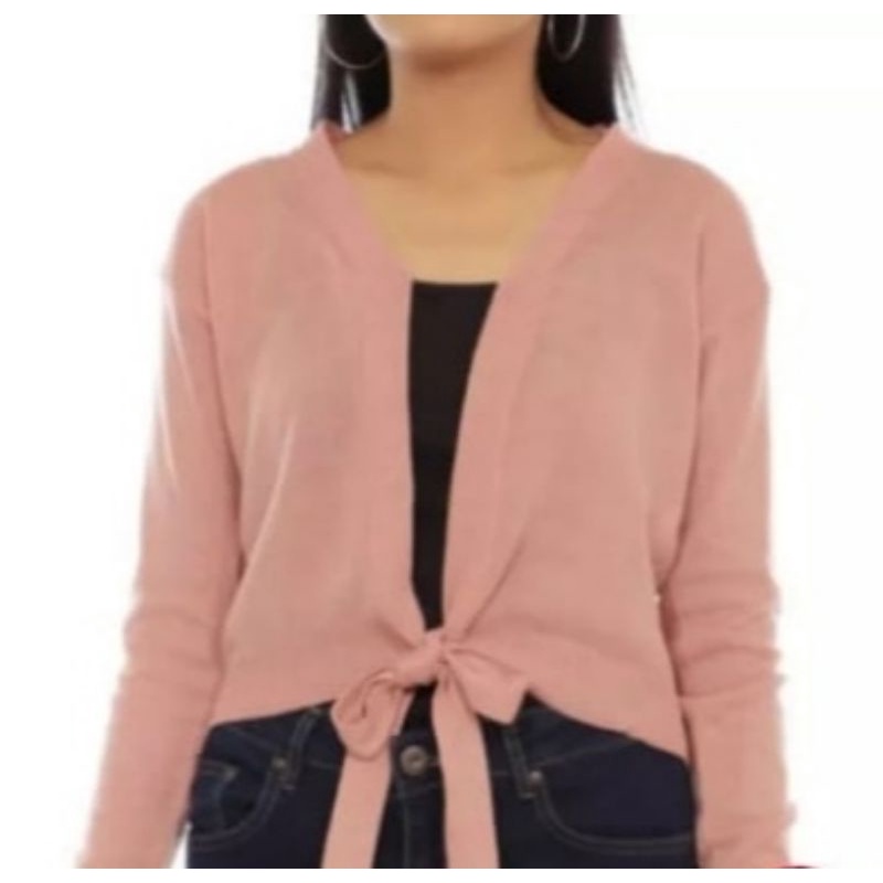 Chalea Cardigan Rajut kekinian - Cardigan Rajut Tali Kekinian - Cardigan Rajut Al size model terbaru