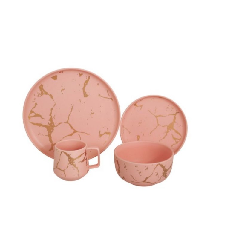 Dinner Set Motif Marmer Vicenza DM-01