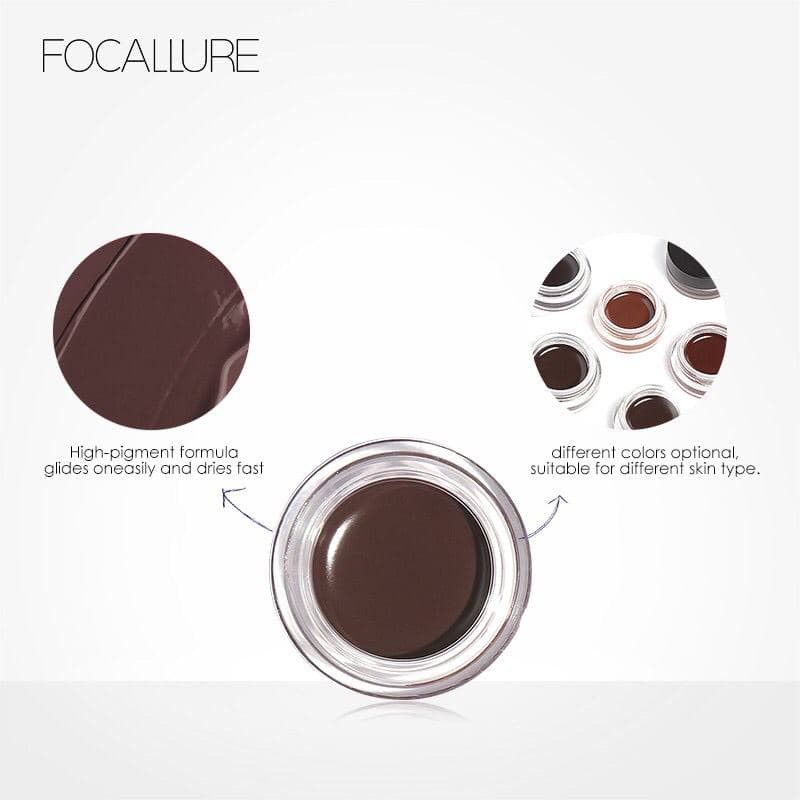 FOCALLURE Eyebrow Cream Gel waterproof Pensil Alis-kosmetik Mata