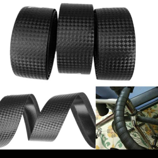 handgrip bartape sepeda balap motif carbon