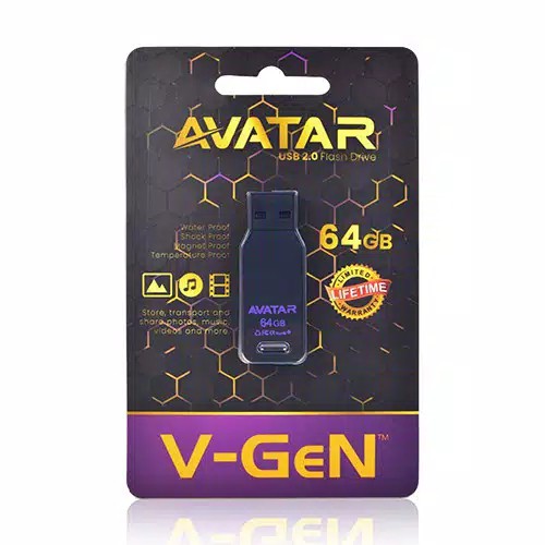 USB Drive 2.0 64GB AVATAR Series