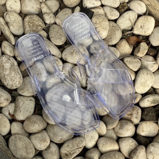 1.1 SALE Glowy Sandal Jelly Silang 1166 (SIZE KECIL)