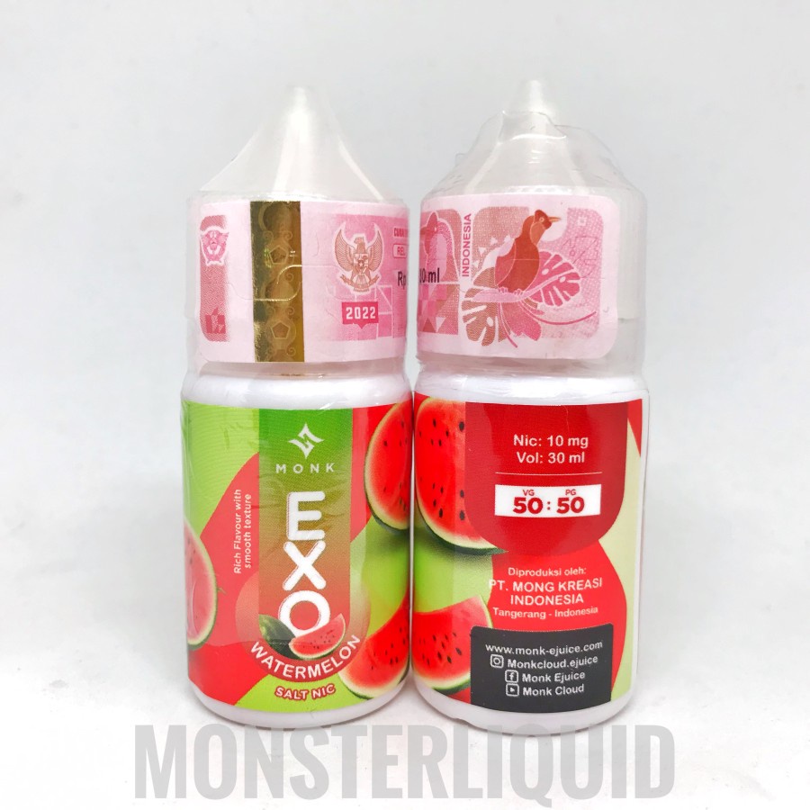 SALT EXO WATERMELON BY MONK CLOUD E JUICE 10MG 30ML