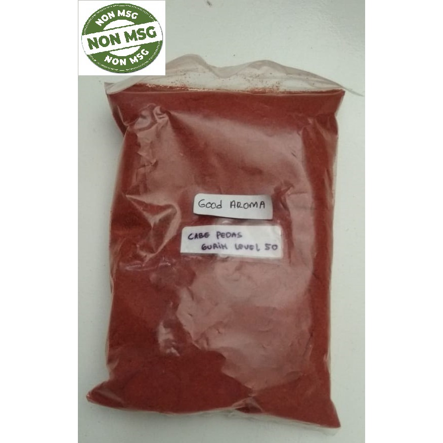 

Bumbu Tabur Pedas Gurih Lv 50 Non MSG. Bubuk Tabur Pedas Gurih Lv 50 Non MSG Powder Murah Enak Halal