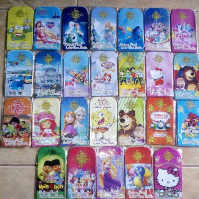 

Amplop Lebaran Karakter Lipat