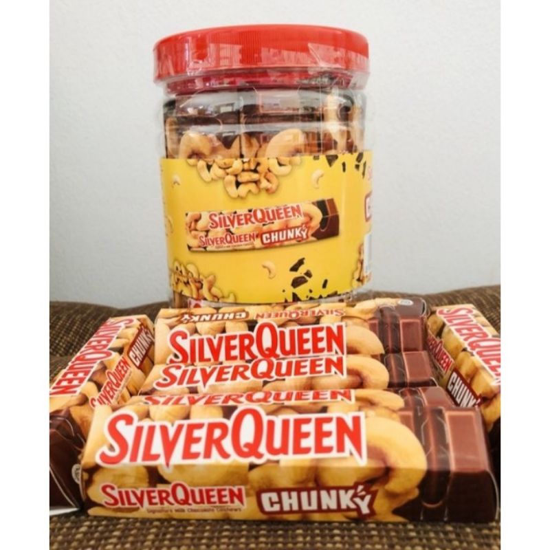 

Silverqueen Chunky Bar in Jar