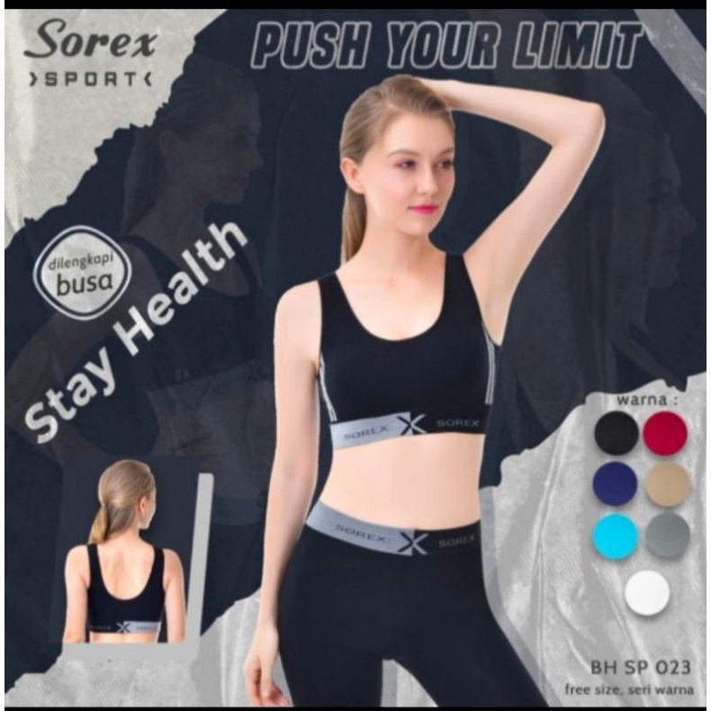 Stelan Set legging senam dan bra sport Sorex 4082