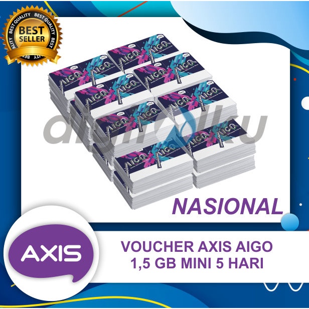 VOUCHER AXIS AIGO 2,5  GB MINI 5 HARI NASIONAL MURAH