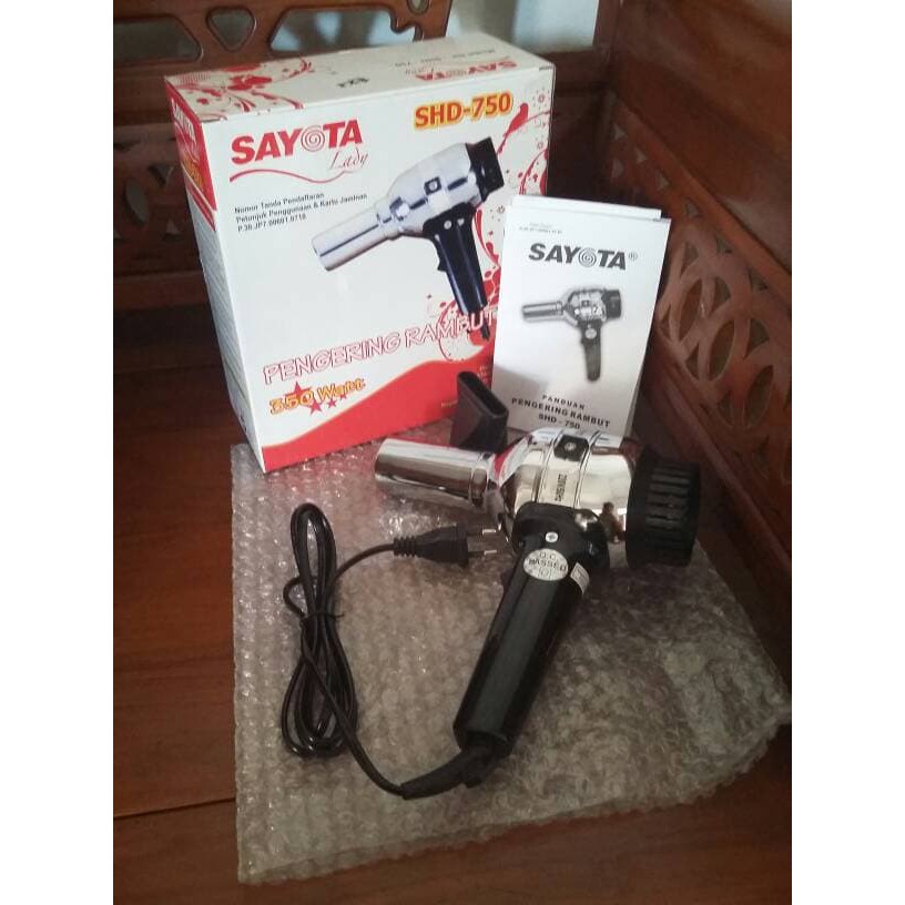 SAYOTA Hair Dryer Pengering Rambut Hairdryer Alat Salon Cantik SHD 750