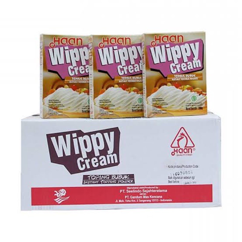 

HAAN WIPPY CREAM 200G (Instant Topping Bubuk/ Whipped Cream Powder)