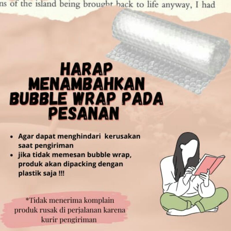 

(WAJIB) Packing tambahan Bubble Wrap