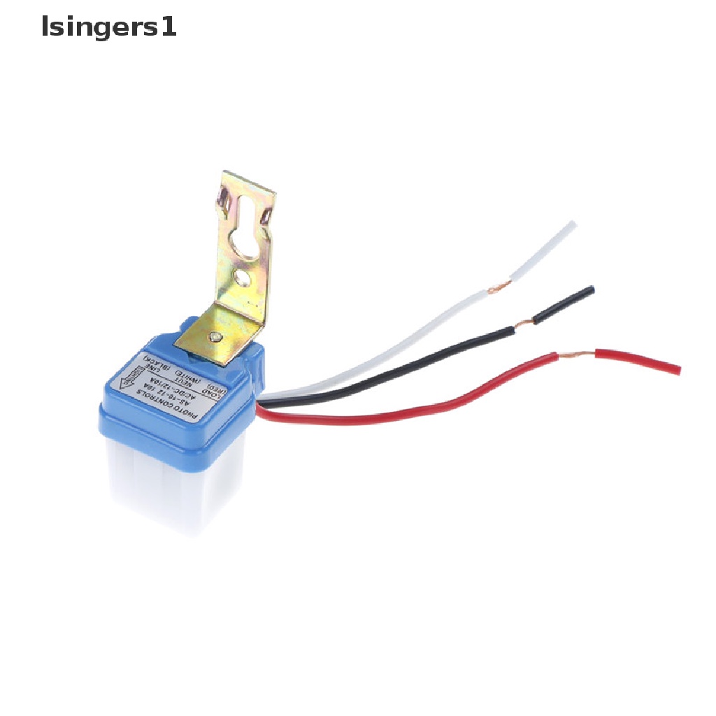 (lsingers1) Saklar Lampu Jalan Otomatis On / Off Dengan Sensor Foto Untuk AC 12V 10A 50-60Hz