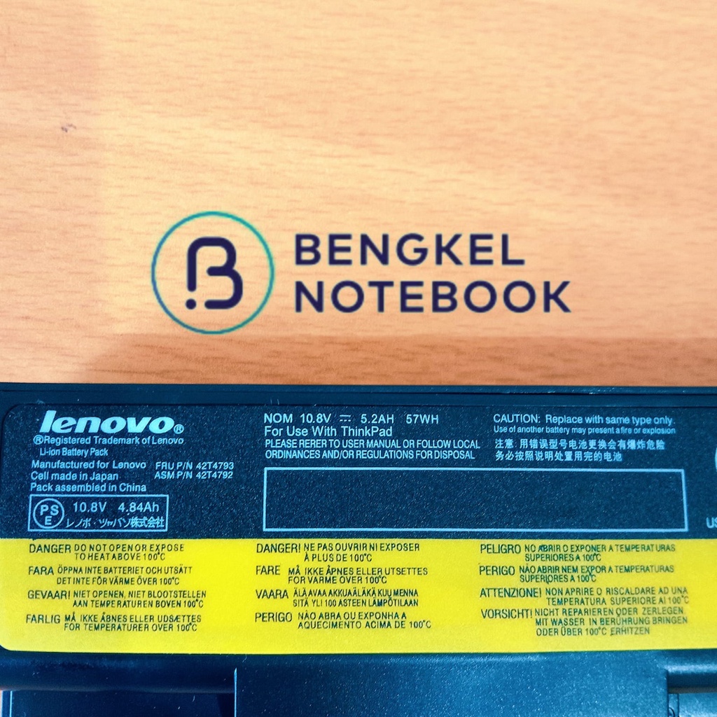 Baterai IBM Lenovo ThinkPad L512 L520 SL410 SL410k SL510 T410 T410i
