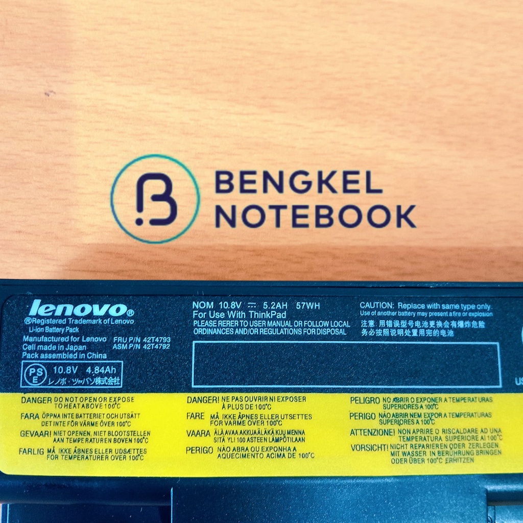 Baterai IBM Lenovo ThinkPad L512 L520 SL410 SL410k SL510 T410 T410i