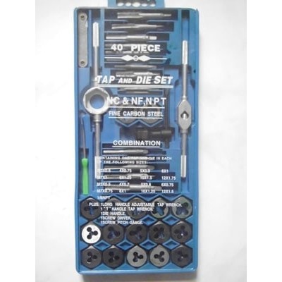 Senai Ulir Drat Mur Baut - alat snai Zeki 40pcs Metric Tap and Die Set ngetap