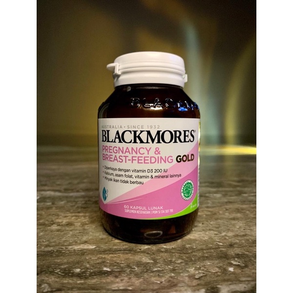 Blackmores pregnancy &amp; breastfeeding gold 60 kapsul | vitamin ibu hamil dan menyusui