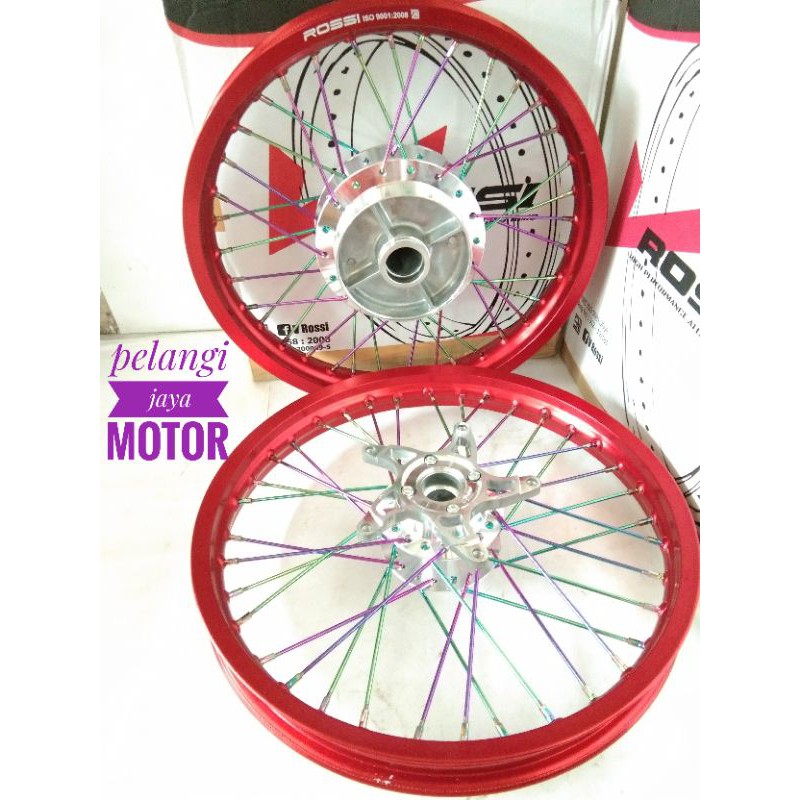 Velg Rossi Ring17 Uk 160 - 185 - Cb150 New - Cbr150R- New Cb150 Led - Tromol Jari Plus Rakitan Pnp