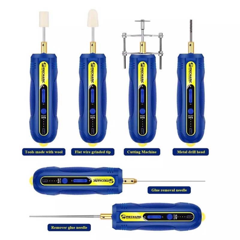 MECHANIC IR10 PRO OCA GLUE REMOVER TOOL 6IN1 - ALAT PEMBERSIH LEM OCA ELEKTRIK