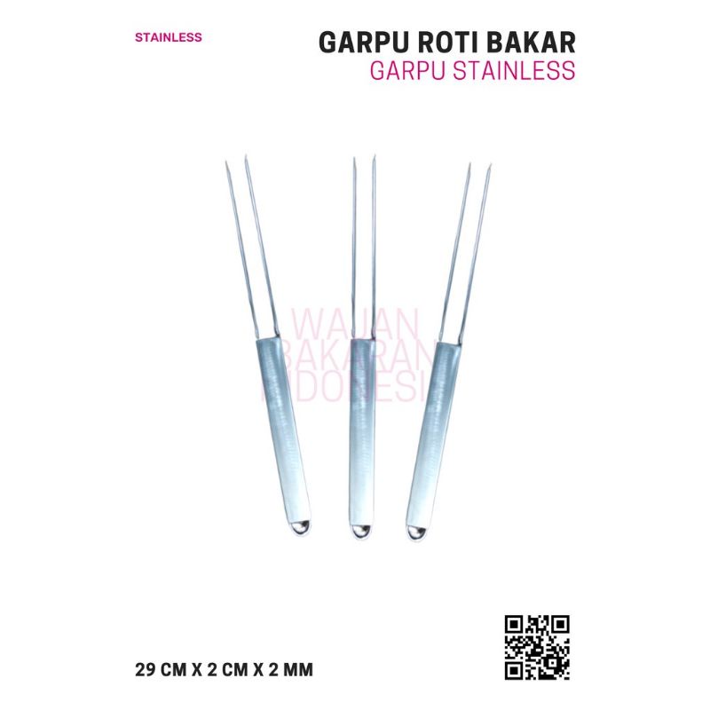 Gardenglories Garpu Roti Bakar Stainless / Garpu Stainless Roti Bakar Bandung / Garpu Roti Toast /