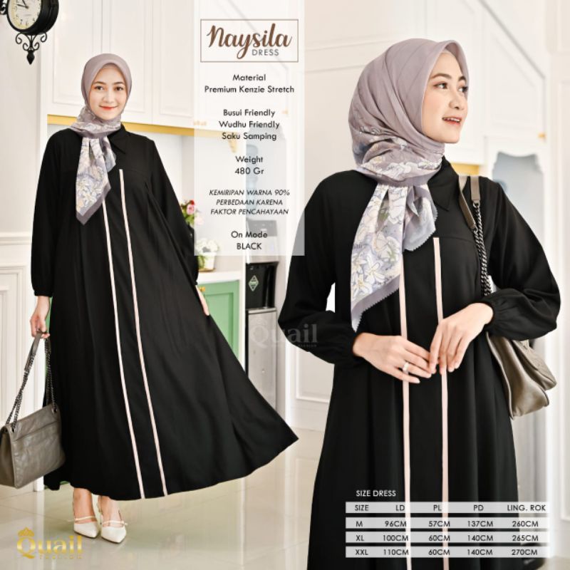 naysila Gamis QuaiL Hijab