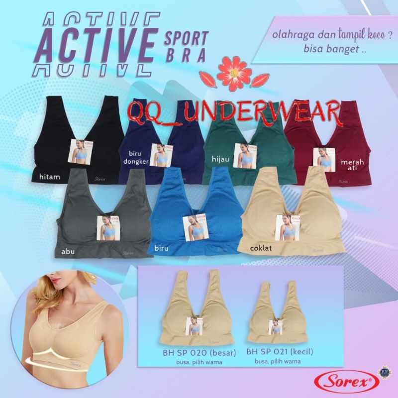 Sport Bra Sorex Polos Sp 020 &amp; Sp 021 /  Bra Sport Sorex / BH Sorex Sport / Bh Gym / Sport Bra Senam