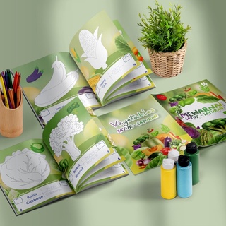 LYSASHOP - BESAR BUKU MEWARNAI KIKY BAMBOO INTERFANCY TOPLINE GAMBAR MENGGAMBAR MAINAN EDUKASI ANAK Full Colour Color FullColour FullColor