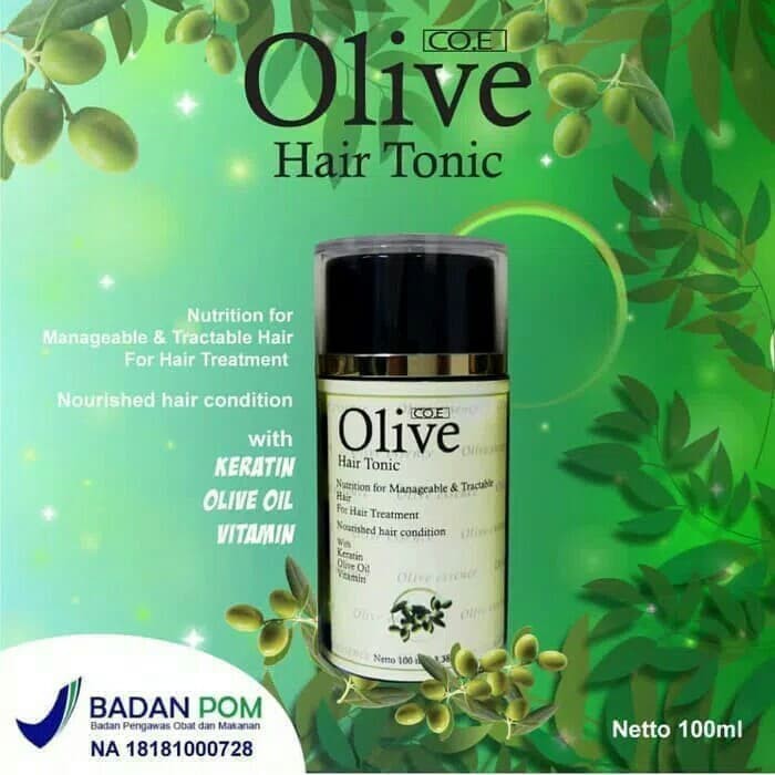 COE OLIVE HAIR TONIC BPOM BEST SELLER