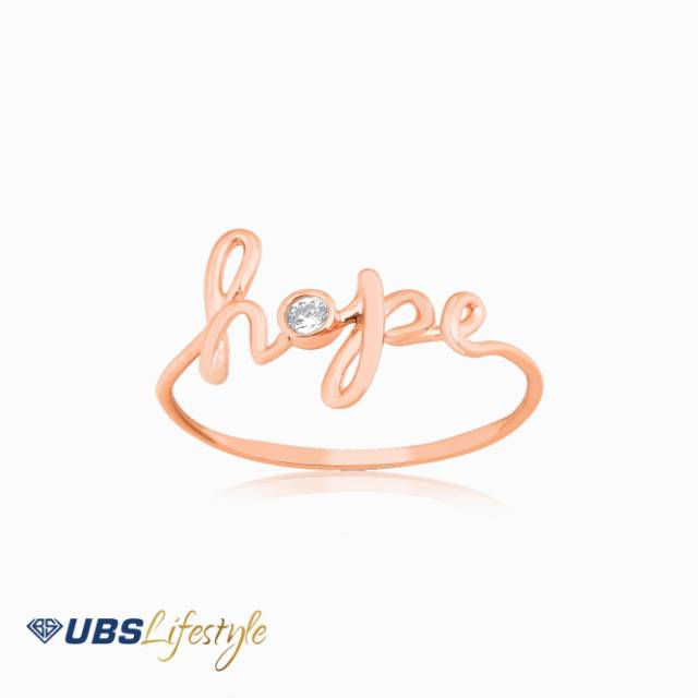 CINCIN EMAS UBS LINEA WISH -  HOPE - 750 ROSE GOLD - CC15466